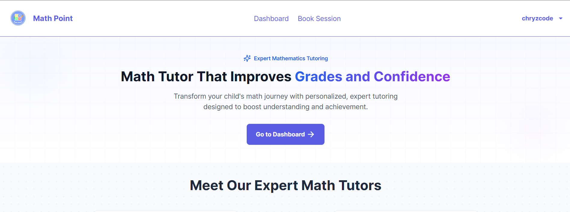 MathPoint - E-Learning project