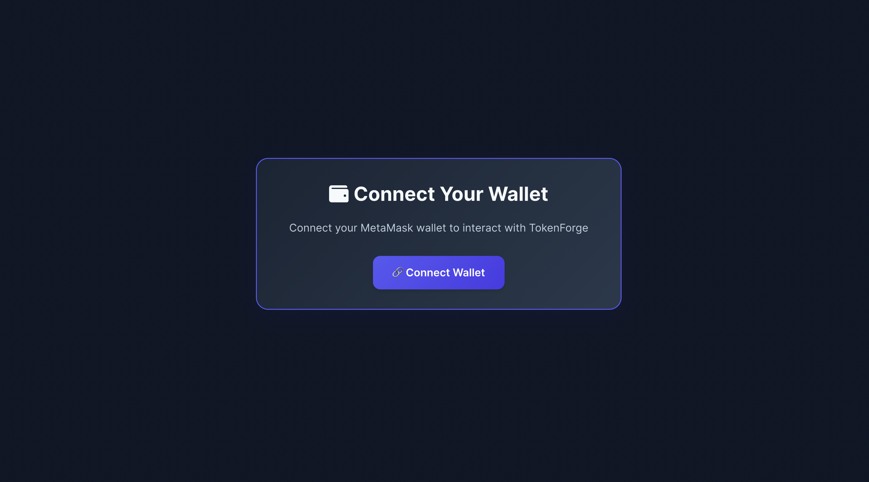 TokenForge - Web3 project