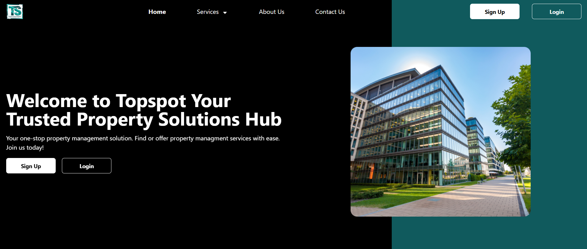 Topspot - Property Management project
