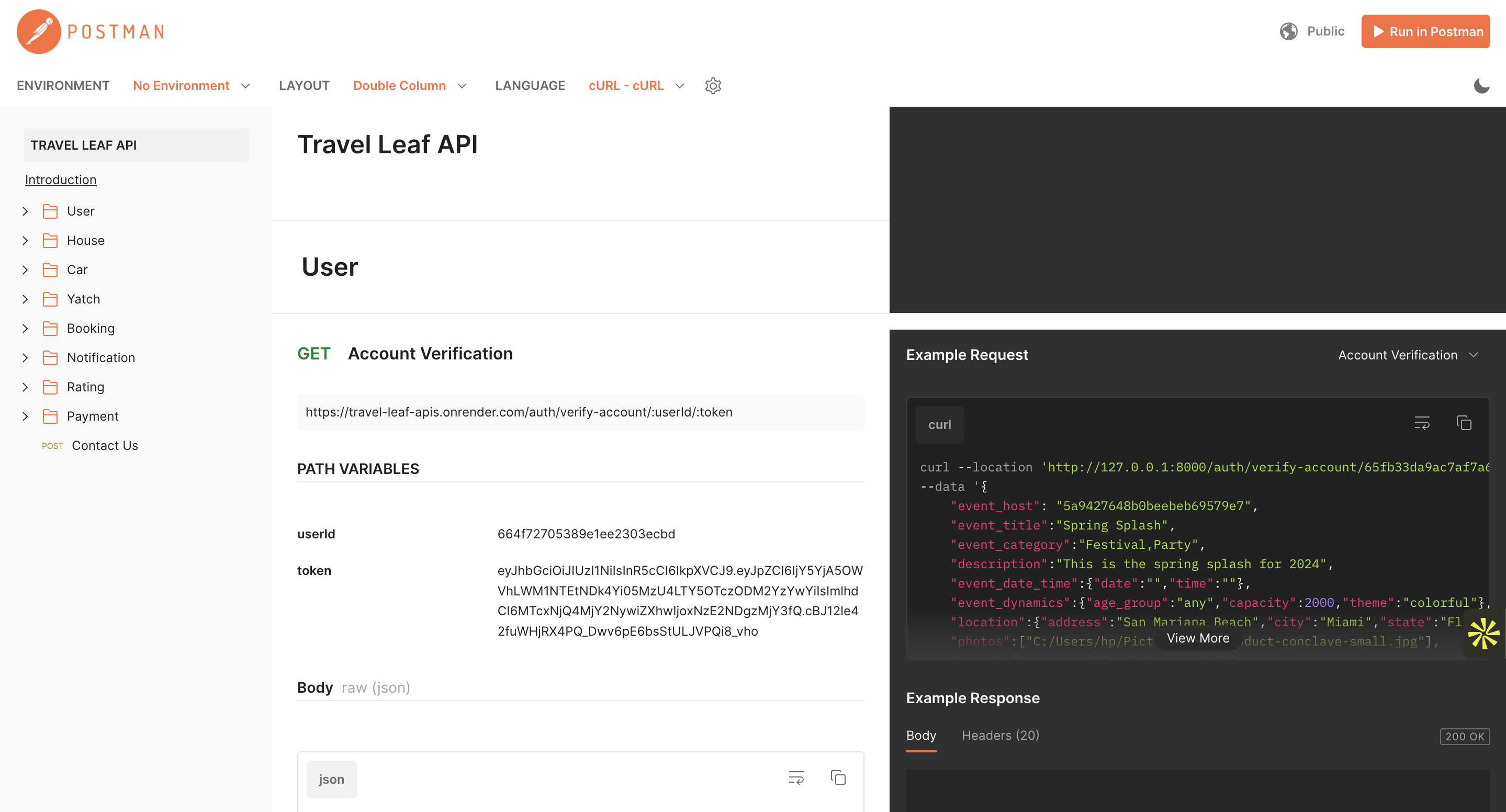 Travel Leaf API